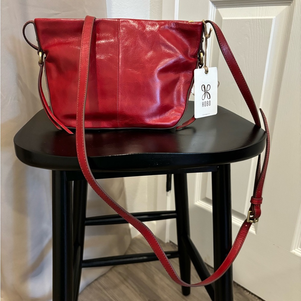 Red HOBO crossbody bag, NWT